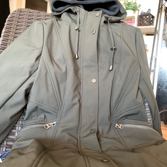 NWT FRENCH CONNECTION💥HP🎉Versatile Coat Olive, S - Picture 13 of 15